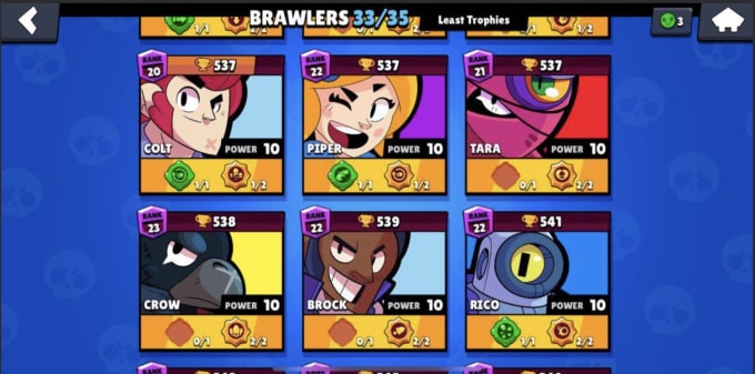Get You 1000 More Trophies In Brawl Stars Or Clash Royale By Cokeyoutube Fiverr - brawl stars 1000 trophy profile picture
