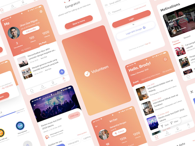 Create the clean and modern ui design for mobile app by Ymir1998 | Fiverr