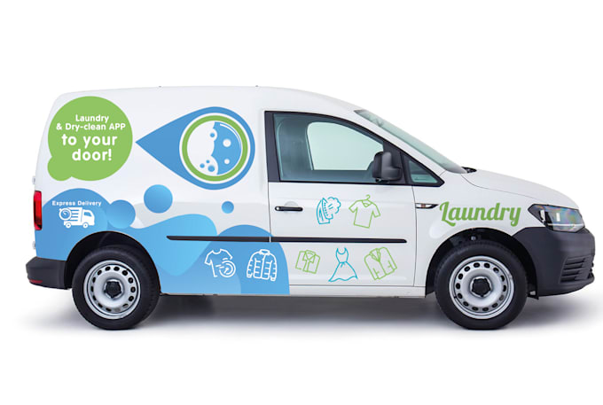 create professional van wrap, vehicle vinyl wrap design