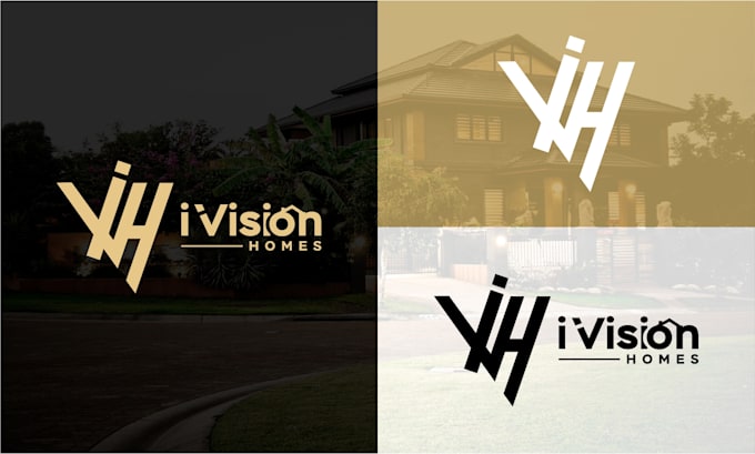 design a professional lettermark logo with unique initials