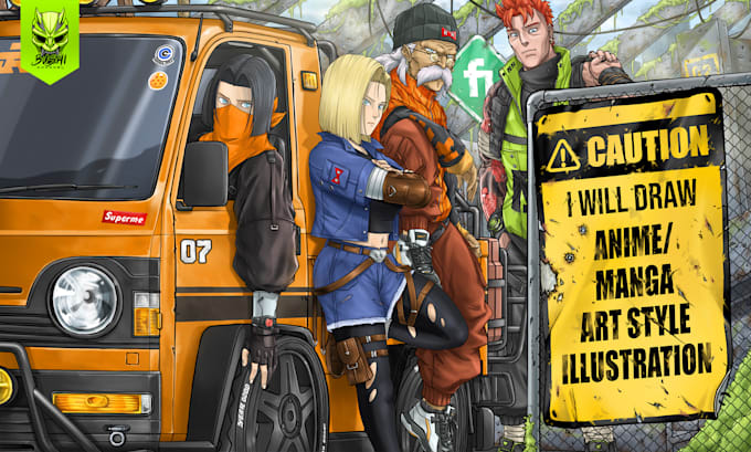 draw amazing anime, manga art style for all your needs