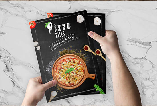 design professional editable restaurant menu