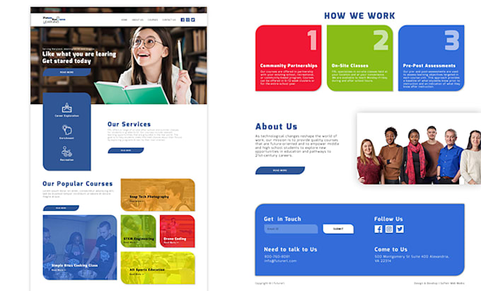 convert your PSD layout to html website or landing page
