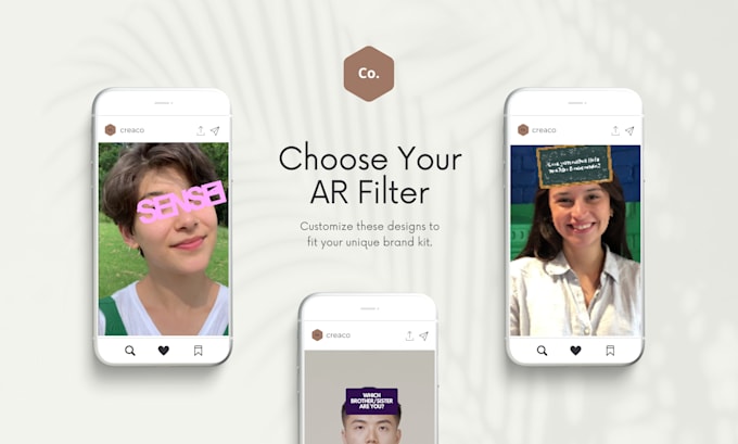 create a high quality tiktok filter for your brand within 24h