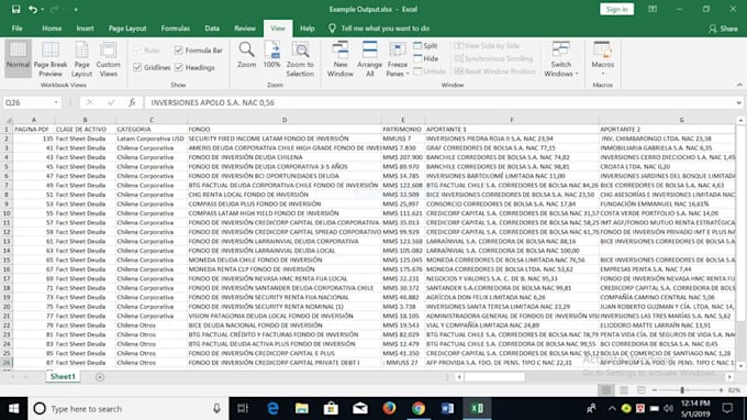 data entry and web research