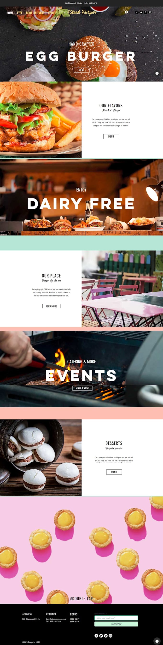build a professional, elegant and responsive wix website