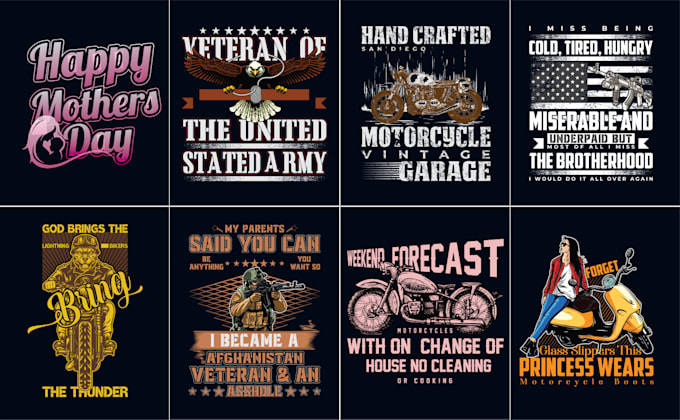 make bulk t shirt design for pod business