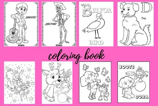Design Coloring Book For Your Project On Kdp Books By Mjido2020