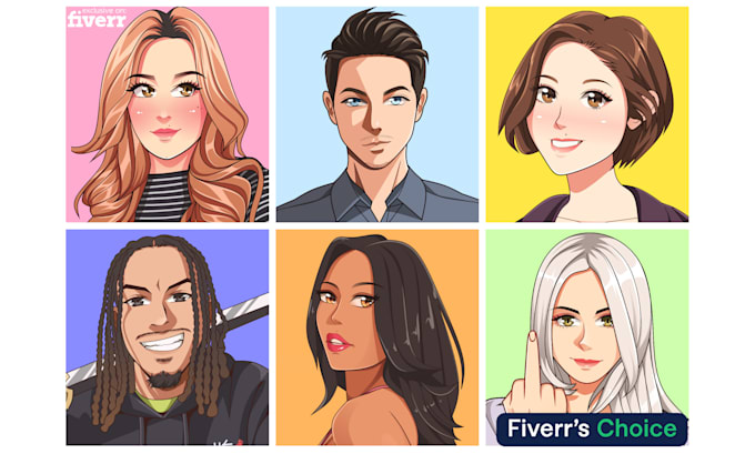 draw anime portrait from your photo