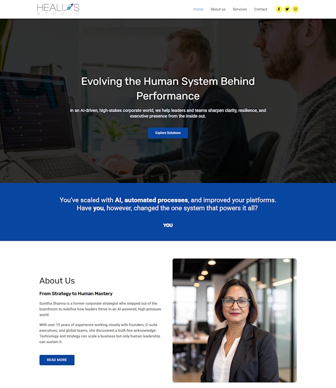 design a responsive wordpress website with elementor