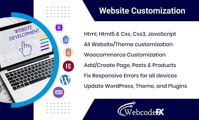 redesign, customize, or migrate your existing wordpress website