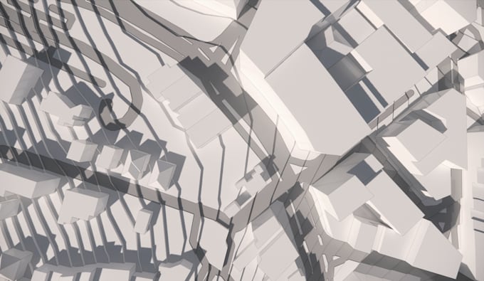 3d model any urban site
