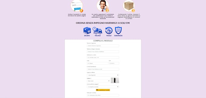 create affiliate wordpress lead page with rocket speed landing page