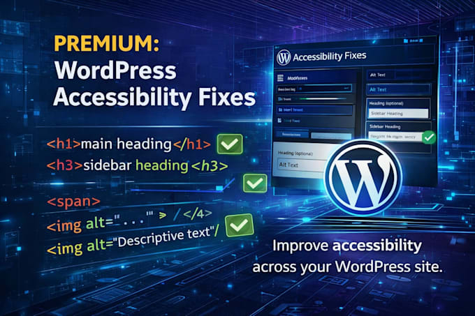 audit and fix website accessibility using ada and wcag best practices