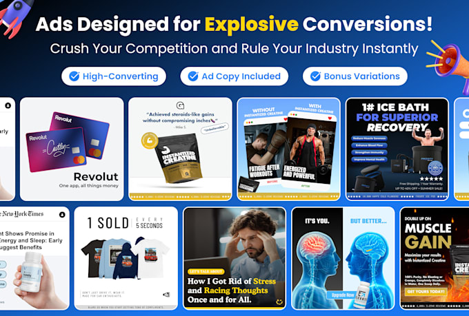 design high converting ai meta ad creatives