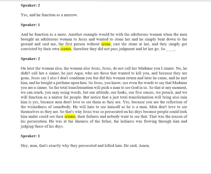 transcribe your audio or video file to text