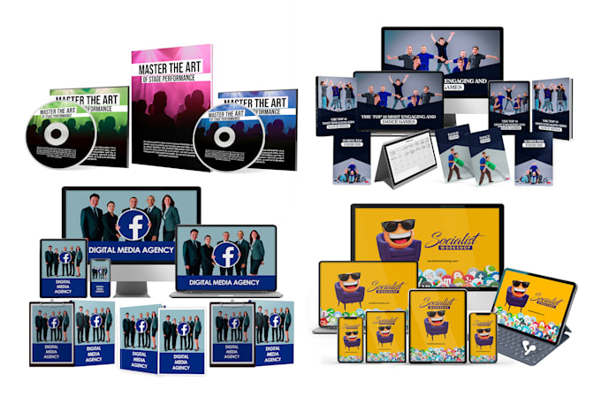 design your 2d products into 3d product bundle