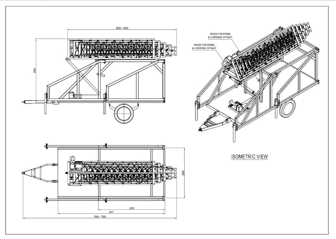 prepare professional manufacturing drawings