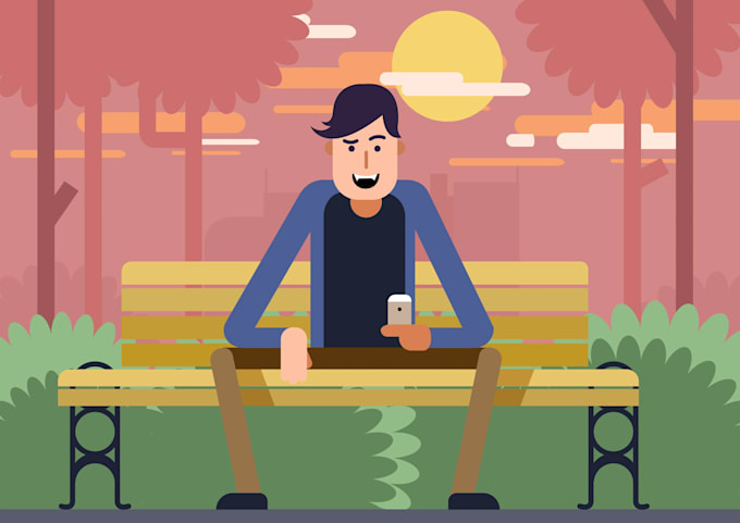 create flat vector illustration for anything