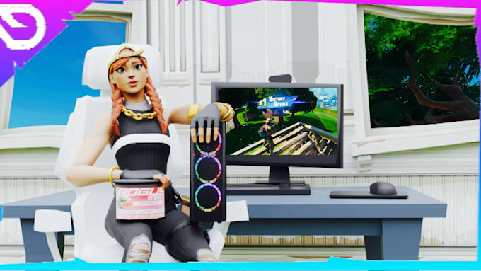 make a fortnite 3d thumbnail