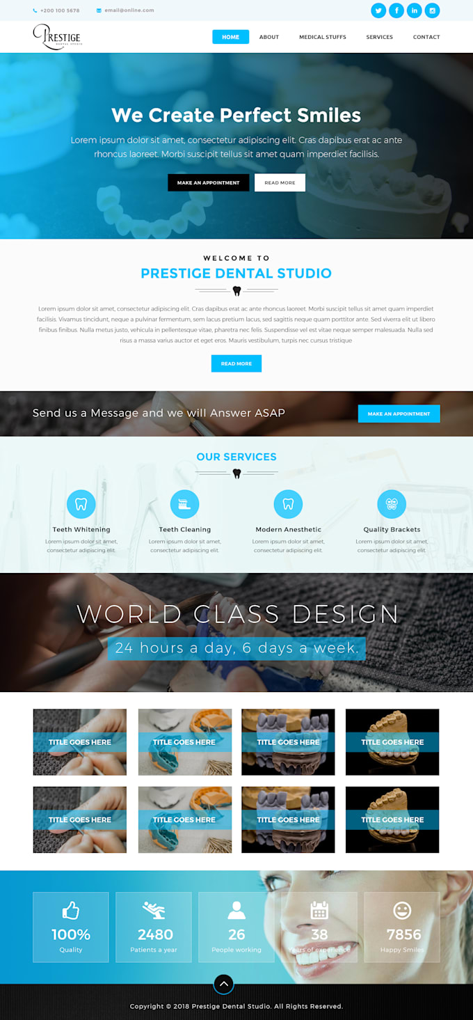 Create professional website template by Ayan1986 | Fiverr