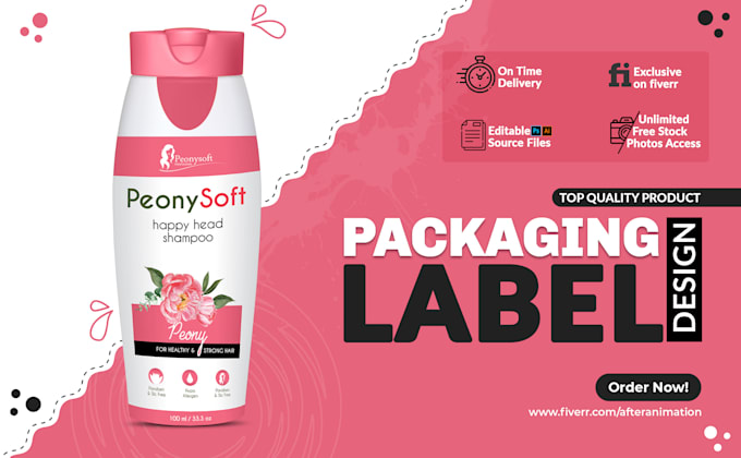 do product packaging design, mailer box design, label design, pouch design,