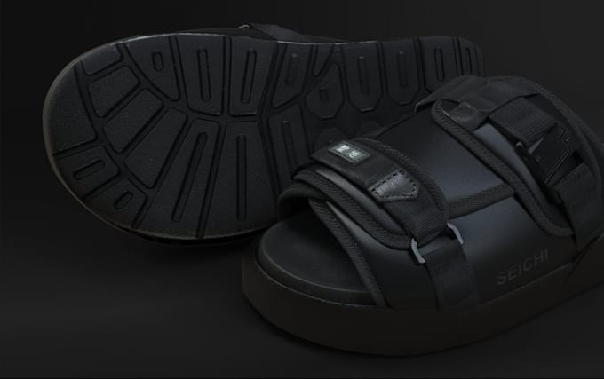 create 3d model of sneaker