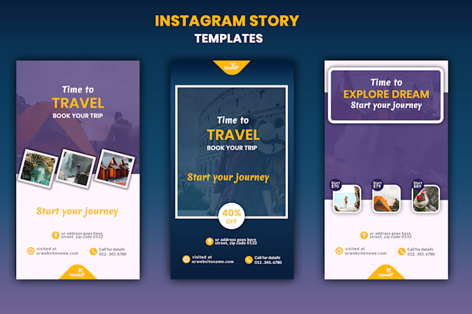 create instagram posts and stories