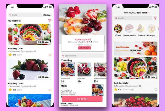 design mobile app UI UX for ios and android in figma