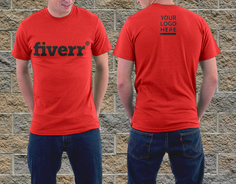Download Create a realistic tshirt mockup with your logo by ...