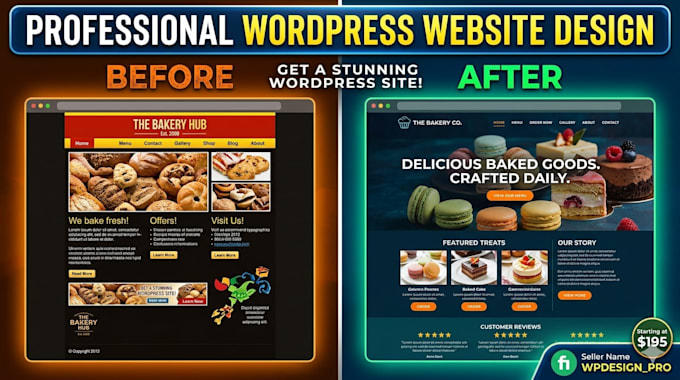 install wordpress theme, customize and redesign website