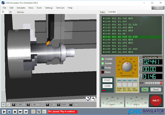 build you a cnc program for your 2d and 3d model