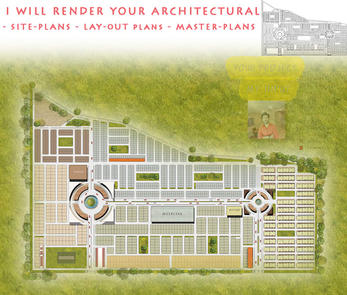 site plans, masterplans, urban planning and animation videos of complete project