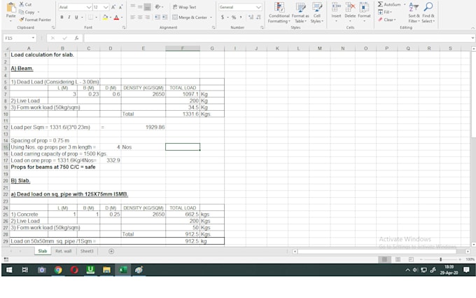 do building estimation and quantity takeoff
