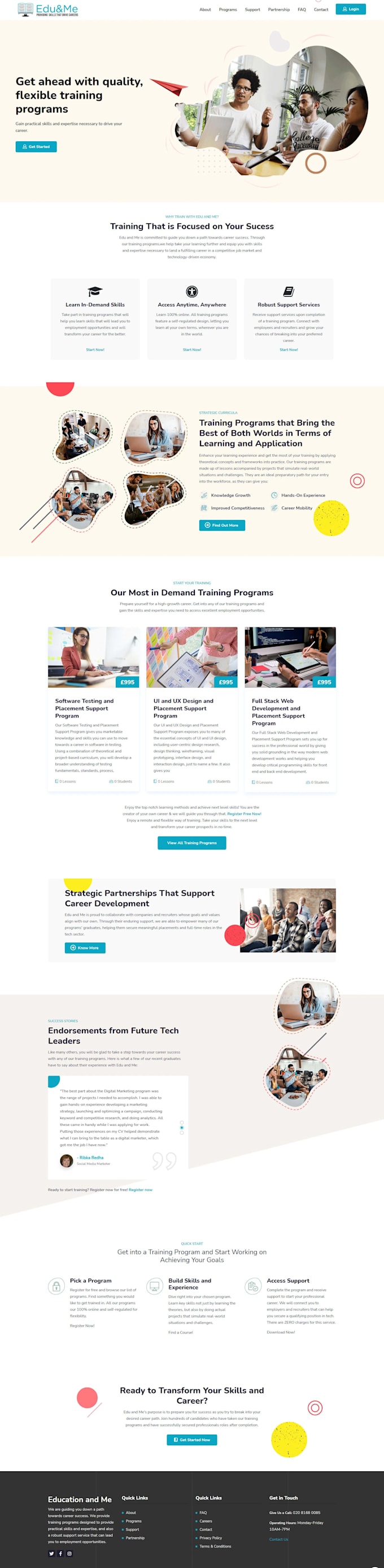 create unique elementor pro website