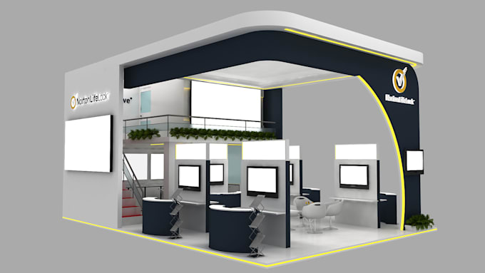 design your 3d exhibition stand, stall, kiosk,virtual, booth