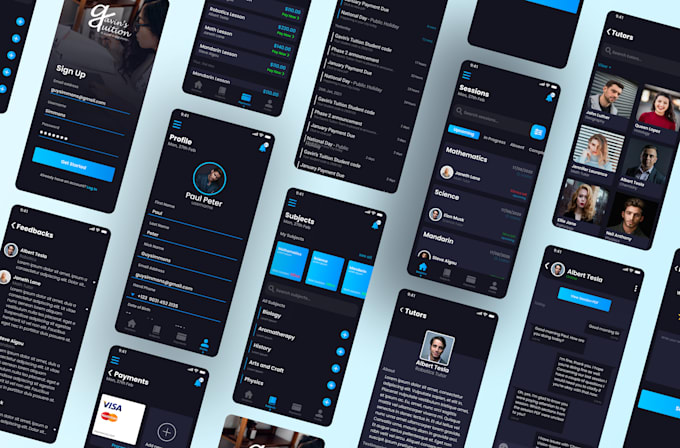 design your mobile app ui ux and protoype