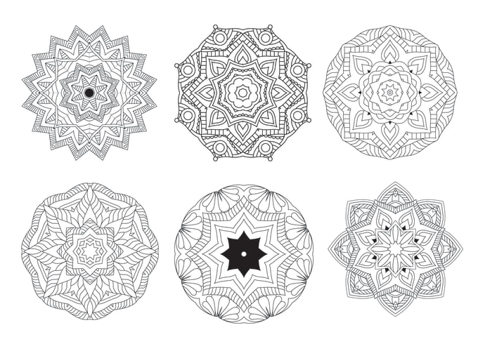 send you 50 printable mandala for children coloring book for KDP amazon