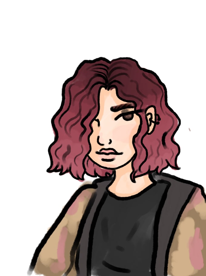 draw a character from your description or fanart