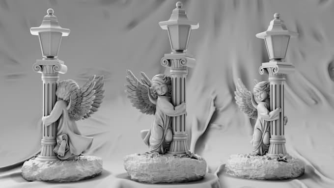 sculpt a 3d character figure model in zbrush
