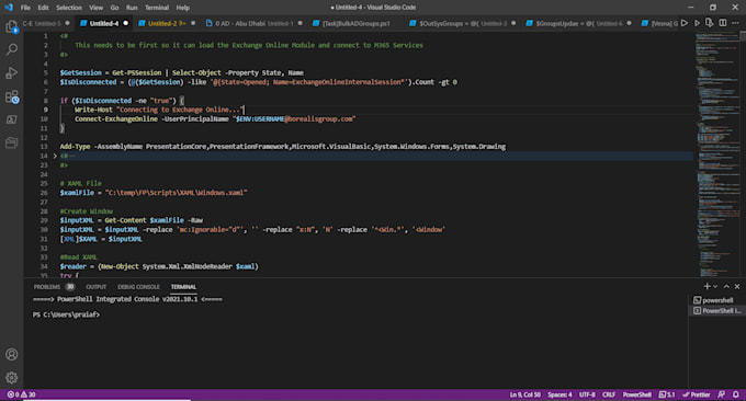 Automate repetitive tasks using powershell by Fpraia | Fiverr