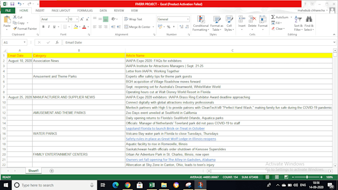 do any kind of data entry, virtual assistant and web scraping