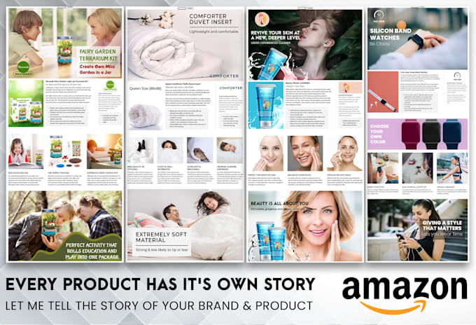 create amazon enhanced brand content or a plus content pages