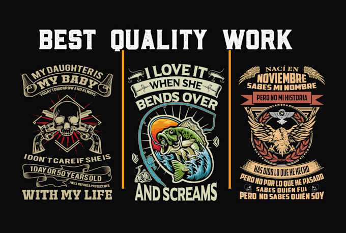 do custom graphic t shirt design for pod business
