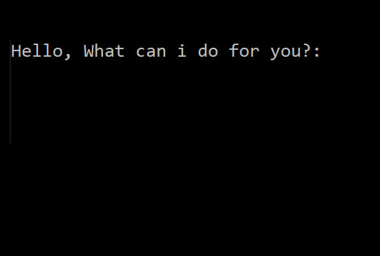 create a simple python chatbot