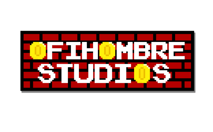 create simple pixel art logo and titles