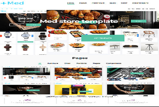Design html, css shop template by Aliensapps | Fiverr