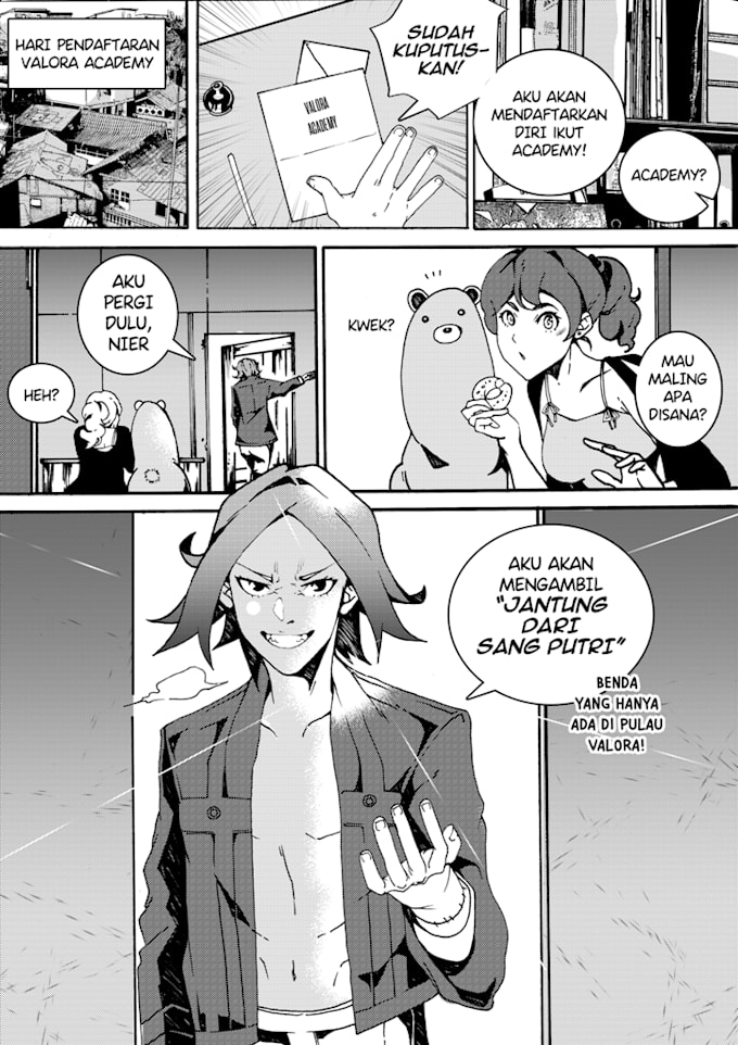 drawing comic page illustration
