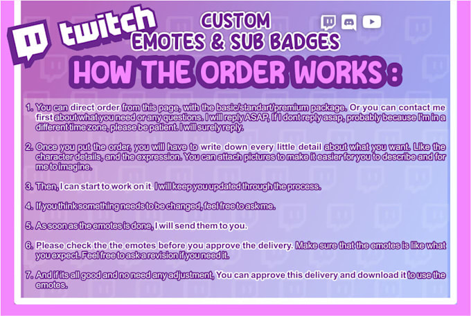 make twitch emote and sub badge