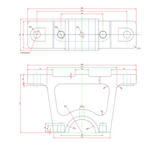 Convert pdf, image, sketch to autocad drawing by Kazisoheb